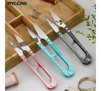 Shein Tijeras de Sastre en Forma de U, Cortador de Alambre de Acero Inoxidable Pequeño, Adecuado para Costura DIY