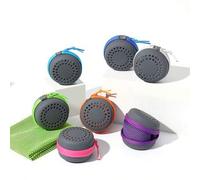 Shein Toalla de enfriamiento multicolor de secado rápido, toalla suave y transpirable que absorbe el sudor con caja de almacenamiento, adecuada para deporte