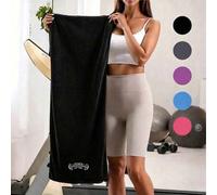 Shein Toalla de fitness, toalla deportiva, toalla de microfibra, toalla de sudor para colgar al cuello y paquete combinado de toalla para estera de equipo d