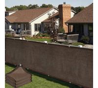 Shein Toldo de sombra resistente a los rayos UV de HDPE, valla de , valla de jardín, tela de sombra para cenador, pantalla de privacidad, red de sombra para