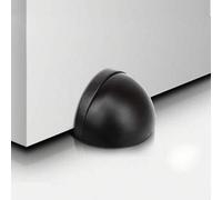 Shein Topes de puerta, tope de puerta magnético de piso negro moderno y comercial, montaje en el piso con adhesivo, topes de puerta sin taladrar, tope de pu