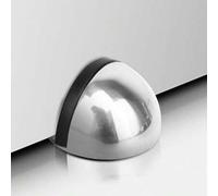 Shein Topes de puerta, tope de puerta magnético de piso negro moderno y comercial, montaje en el piso con adhesivo, topes de puerta de goma sin taladro para