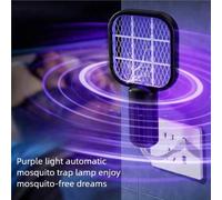 Shein Trampa para mosquitos con USB, matamoscas eléctrico con luz UV, repelente de mosquitos portátil mini, trampa para mosquitos para el hogar, exterior, c