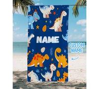 Shein Una toalla de playa personalizada para niños, un regalo de cumpleaños perfecto para el verano, adecuado para todo tipo de ocasiones de verano. Persona