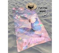 Shein Una toalla de playa personalizada para niños, un regalo de cumpleaños perfecto para el verano, adecuado para todo tipo de ocasiones de verano. Persona