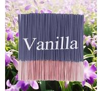Shein Varitas de incienso con aroma a vainilla de 22.0 cm, fragancia duradera, aroma natural a madera, adecuado para yoga, meditación, relajación y ayuda pa