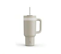 Shein Vaso aislado con asa de 40 onzas, tapa con pajita/bebida de 2 en 1, a prueba de fugas, apto para lavavajillas, taza de viaje aislada de acero inoxidab