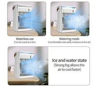 Shein Ventilador de aire acondicionado portátil, Mini aire acondicionado, Ventilador de enfriamiento, Ventilador de enfriamiento de aire personal mini, Alim