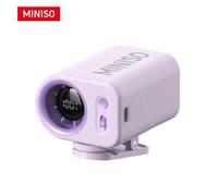 Shein Ventilador de clip portátil de alta velocidad Meisu, batería de 3000mAh, carga rápida USB-C, motor de hasta 20,000 RPM, pantalla inteligente, ajustabl