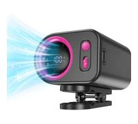 Shein Ventilador de clip portátil de alta velocidad Meisu, batería de 3000mAh, carga rápida USB-C, motor de hasta 20,000 RPM, pantalla inteligente, ajustabl