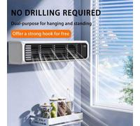 Shein Ventilador de escritorio de enfriamiento de aire vertical, ventilador portátil de torre con gran capacidad de 3600mAh, enfriador doméstico silencioso