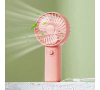 Shein Ventilador portátil, ventilador de mano, ventilador eléctrico personal a batería, mini ventilador eléctrico para mujeres y niñas elegantes, maquillaje