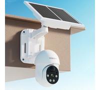 Shein XIAOVV 1pc1080P HD Vigilancia Cámara solar inalámbrica al aire libre 2.4G WiFi 360 ° PTZ Panorama Cámara IP doméstica inteligente alimentada por bater