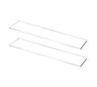Shelf Inserts Gabinetes, Clear Acrylic Heavy Duty Storage Organizer, Stackable Space Saving Kitchen Shelf Rack, Multiusos Wall Storage for Pantry, Bathroom, Toiletries and Bottles, 12.99 pulgadas