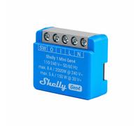 Shelly 1 Mini Gen4 Pack de 2 relés inteligentes 8A 1 Canal