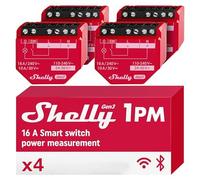 Shelly 1pm gen3 - interruptor inteligente wi-fi y bluetooth, 1 canal -