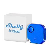 Shelly Botón Bluetooth Blu Button 1 – Acción y escena, sin hub, App para iOS/Android, Azul