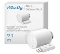 Shelly Cabezal termostático inteligente BLU TRV – Bluetooth + Gateway Gen3 Wi‑Fi – x1