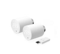 Shelly Cabeça de válvula de radiador termostática inteligente Bluetooth + Gateway Gen3 WiFi (2 unidades) - Shelly BLU TRV 2 Pack