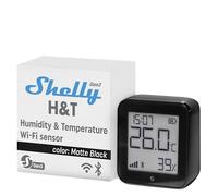 Shelly Termómetro Higrómetro H&T Generación 3 – Wi‑Fi y Bluetooth, App – Nero