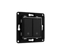 Shelly home shelly accesorios 'wall switch 2' wandtaster 2-fach schwar