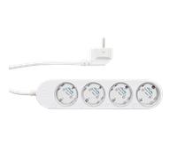 Shelly Regleta inteligente Power Strip 4 Gen4 – 4 enchufes, monitorización de consumo, Matter