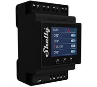 Shelly pro 4pm ? smart relé con 4 canales inalámbrico, lan & bluet