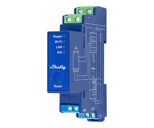 Shelly Pro Dimmer 0/1-10V PM Regulador de intensidad WLAN LAN BT