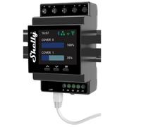 Shelly pro dual cover / shutter pm alimentación del relé negro