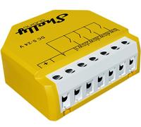 Shelly qubino wave i4 dc interruptor inteligente amarillo