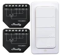 Shelly Shutter x2 + BLU RC Button 4 Pack