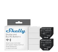 Shelly shutter x2 + blu rc button 4 pack