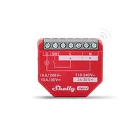 Shelly Módulo 1PM Gen4 para interruptor de 1 botón o puerta de garaje – 16A Wi‑Fi/BT/Zigbee