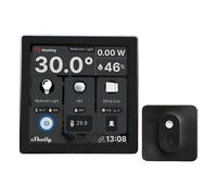 Shelly Expositor de pared Wall Display + Sensor BLU H&T – Blanco / Negro