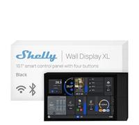 Shelly Wall Display XL Negro - Panel Domótico Mural Táctil 10,1", Wi-Fi 6 y Bluetooth, Relé 5A Integrado, 4 Botones Físicos Personalizables, Altavoces, Home Assistant, Aplicación