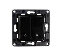 Shelly Wall Switch - Interruptor de pared de 1, 2 o 4 botones - Color negro