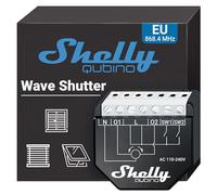 Shelly – Control de persianas enrollables Wave Shutter – Z-Wave, medición de potencia, 10 A por canal
