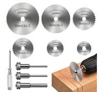 shengbenhao Discos de corte, Accesorios de Herramientas Rotativas Hojas de Taladro de disco, Mini HSS Hojas de Sierra Circular para Cortar Madera Plástico Metal