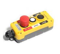 Shengbowi Interruptor de botón industrial con control remoto para grúa, controlador de elevación, impermeable, caja de botones momentánea, interruptor de flecha hacia arriba y abajo, puerta enrollable