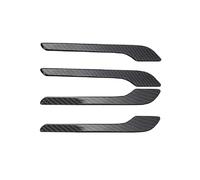 SHENHUO Manijas de puertas exteriores de automóviles Manija de puerta automática para Tesla para modelo 3 Highland Y Juniper 2025 cubierta 4 unids/set(ABS Glossy carbon)