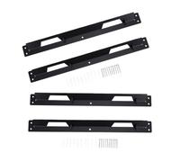shenruifa 4 soportes de montaje de metal, pies de montaje de ancho completo | Apto para Toughbuilt Stacktech, hierro fundido