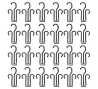 SHERCHPRY Colgador de zapatos de plástico, percha para pantuflas, 24 unidades, plástico, para colgar y secar zapatos, estable y seguro, para viaje, bicicleta