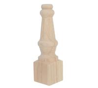SHERCHPRY Patas Tallado de Madera Estilo Maciza Europeo a Muebles Cuadradas 24x6.5 Cm Estabilidad Estructural y Diseño Mano para Apartamentos Pequeños y Proyectos DIY