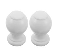 SHERCHPRY Remates Decorativos y Madera Barra de Cortina para 29mm Diseño Elegante Forma Lisa para Ambientes Interiores y Sala