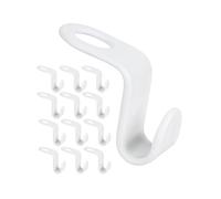 Sheryl&Rain 120 Piezas Gancho para Perchas,Ganchos para Perchas,Hanger Hooks,Ganchos Ropa,Gancho Ahorrador de Espacio para Armarios para Ahorrar Espacio (Blanco)