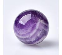 SHFTQXSLAT Crystal Ball Dream Amethyst Polished Divination Decorative Sphere Crystals Quartz Stone Yoga Home Decor,6cm