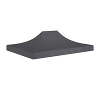 ShGaxin Techo de Carpa para Celebraciones Gris Antracita 4x3 m 270 g/m Techo Pergola, Toldo Pergola Recambio, Lona para Pergola, Toldos para Carpas, Repuestos De Carpas, Cubierta De Repuesto