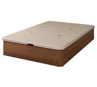 Shiito - Canapé Abatible Altea 105x190 cm Gran Capacidad Tapa 3D Transpirable Nogal