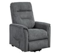 SHIITO | Sillón Relax Manual | Máximo Relax y Comodidad | Modelo Argos - Gris | 110 x 92 x 78 cm
