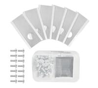 Shiketong Cuchilla Recortadora, Compatible con Husqvarna, Compatible con Gardena, 30 Piezas De Cortadora De Césped De Repuesto for Cortacésped, Cortacésped Robótico(Style A)